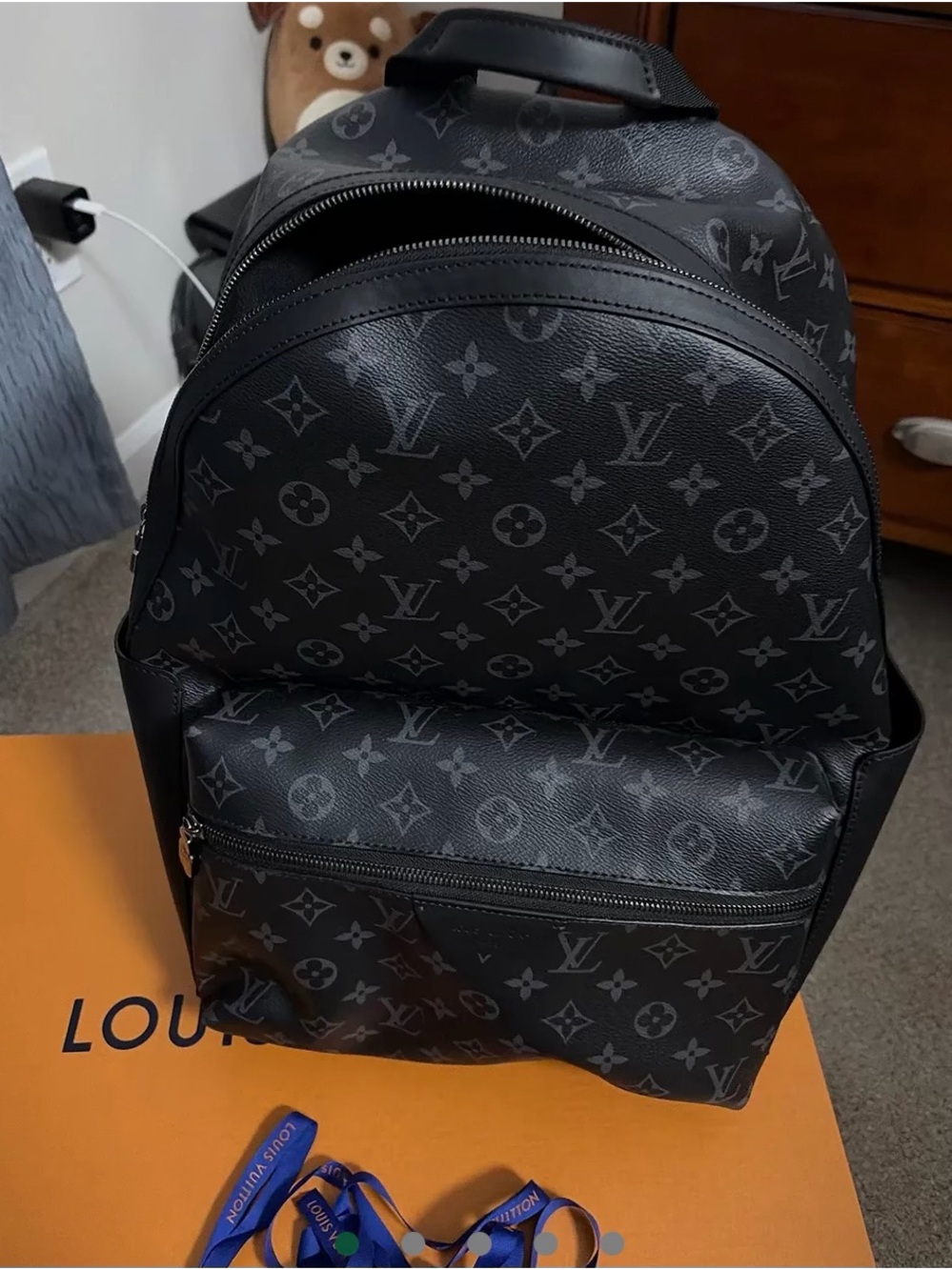 Louis Vuitton Black Monogram Eclipse Backpack